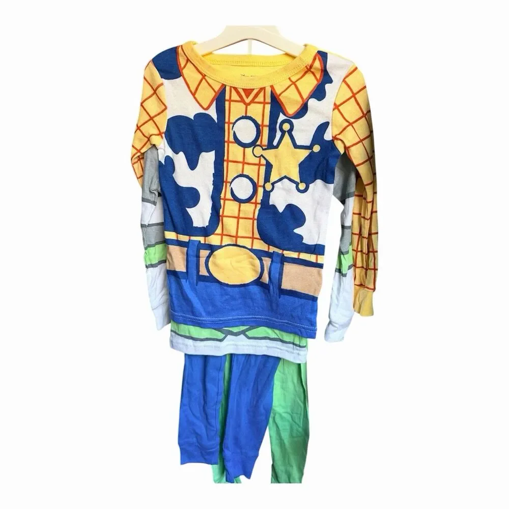 Disney Toy Story Toddler Boys' 4pc Cotton Pajama Set – Buzz & Woody Sleepwear